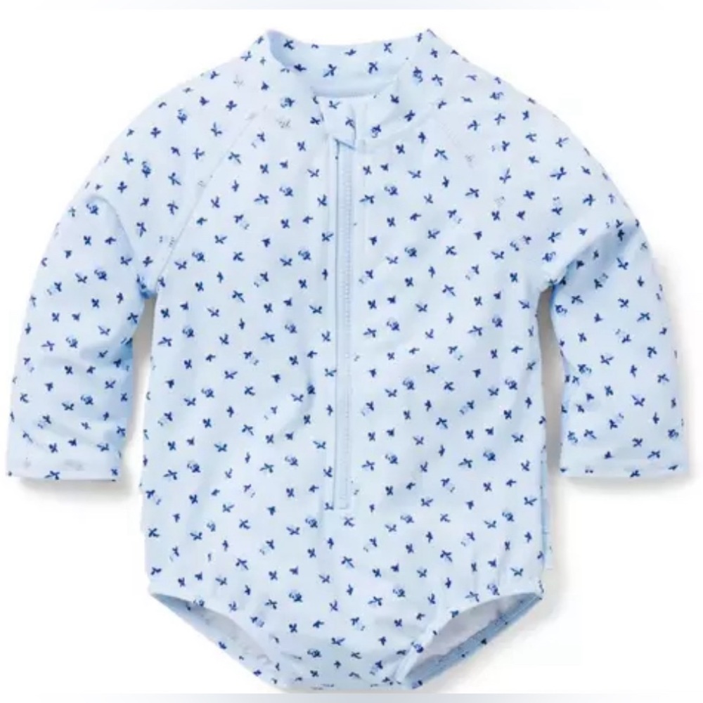 Janie and Jack rash guard swimsuit size 0-3 months